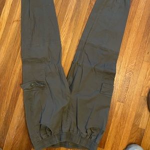 Olive green cargo pants